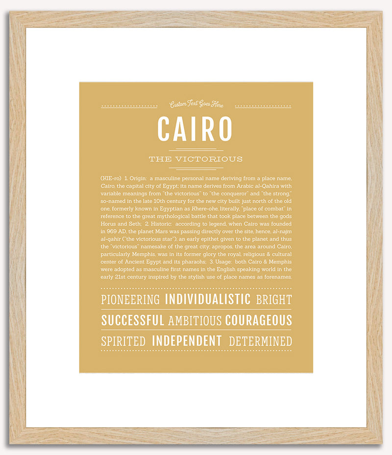 Cairo | Name Art Print