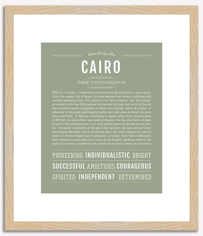 Cairo | Name Art Print