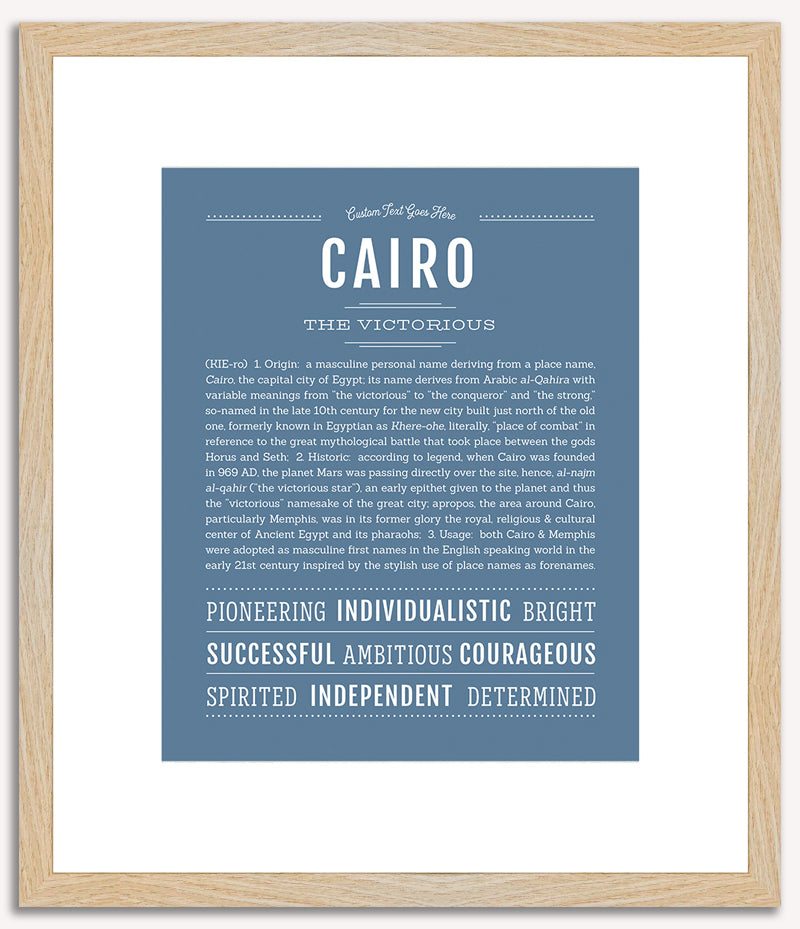 Cairo | Name Art Print