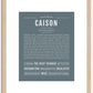 Caison | Name Art Print