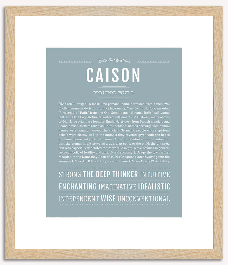 Caison | Name Art Print