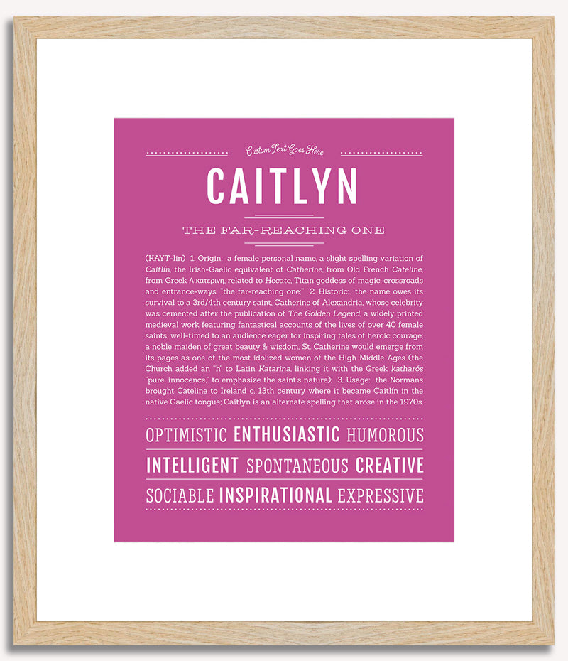 Caitlyn | Name Art Print