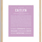 Caitlyn | Name Art Print