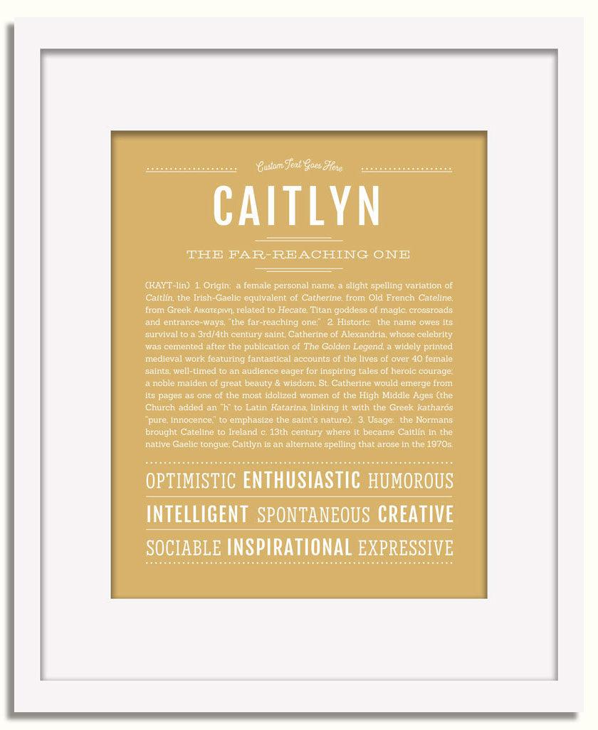 Frame Options | Matte Gold | White Frame, Matted