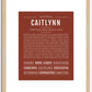 Caitlynn | Name Art Print