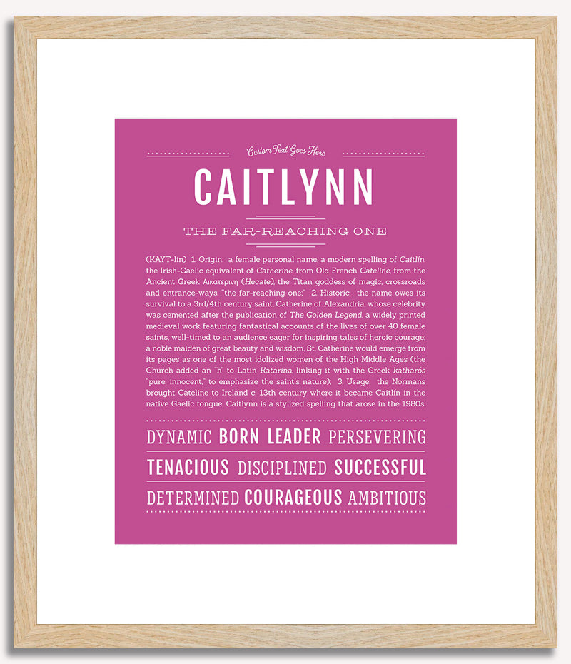 Caitlynn | Name Art Print