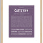 Caitlynn | Name Art Print