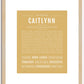 Caitlynn | Name Art Print