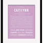 Frame Options | Lilac | Black Frame, Matted