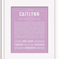 Frame Options | Lilac | White Frame, Matted