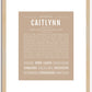 Caitlynn | Name Art Print