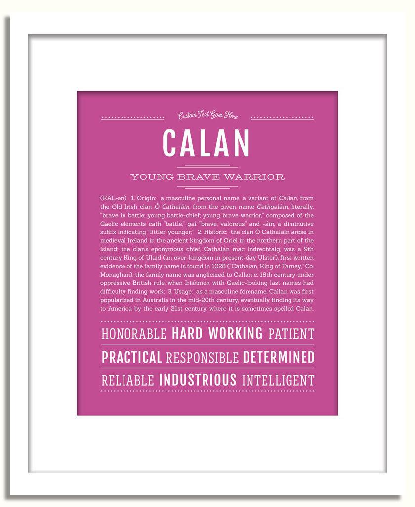 Frame Options | Dark Pink | White Frame, Matted