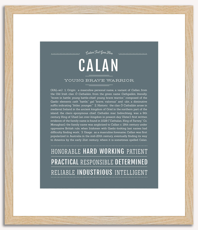 Calan | Name Art Print