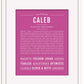 Frame Options | Dark Pink | Black Frame, Matted