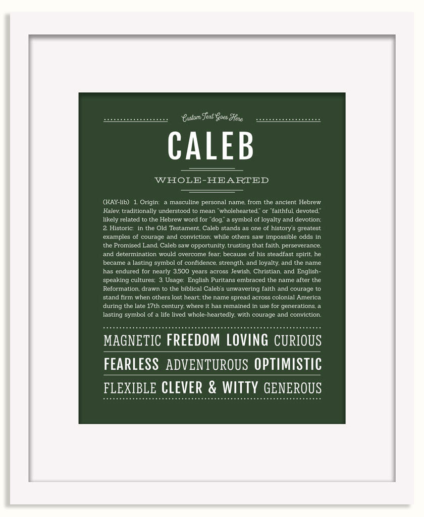 Frame Options | Deep Forest | Black Frame, Matted