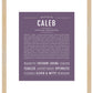 Caleb | Name Art Print