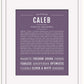 Frame Options | Deep Purple | Black Frame, Matted