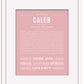 Frame Options | Dusty Rose | Black Frame, Matted