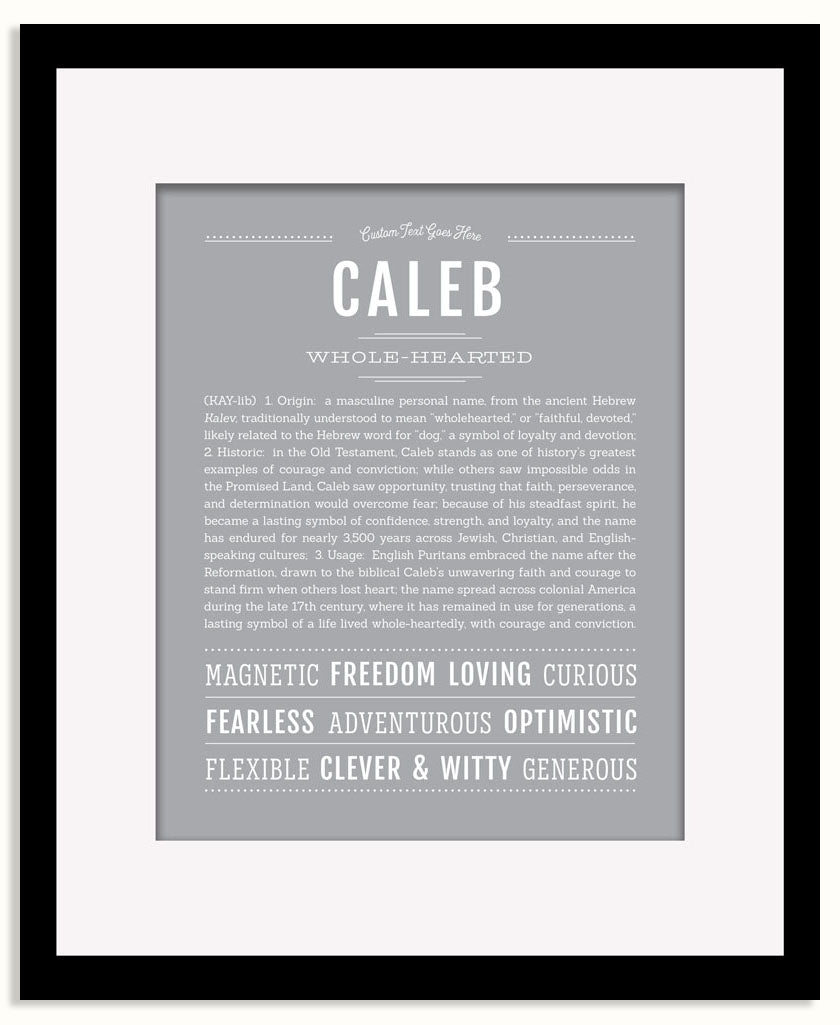 Frame Options | Light Gray | Maple Frame, Matted