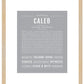Caleb | Name Art Print