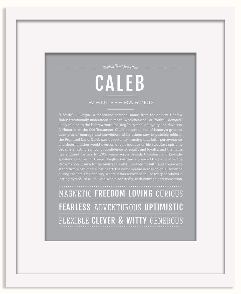 Frame Options | Light Gray | Black Frame, Matted