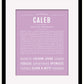 Frame Options | Lilac | Maple Frame, Matted