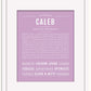 Frame Options | Lilac | Black Frame, Matted