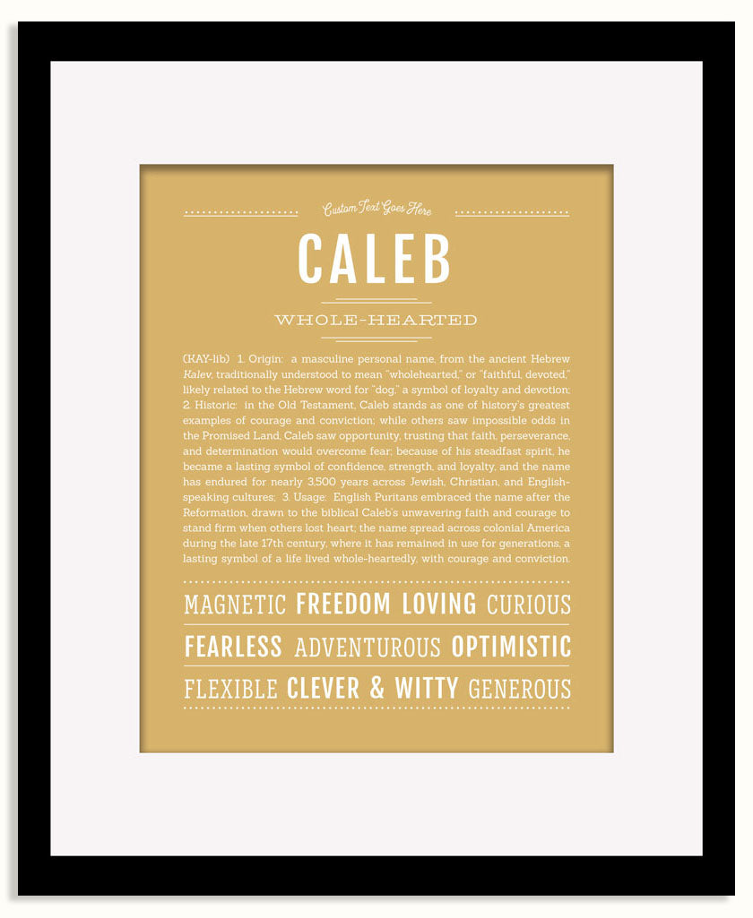 Frame Options | Matte Gold | Maple Frame, Matted