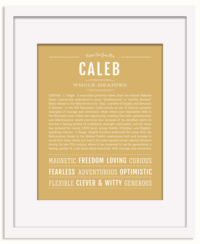 Frame Options | Matte Gold | Black Frame, Matted
