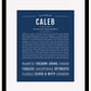 Frame Options | Midnight Blue | Maple Frame, Matted