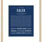 Caleb | Name Art Print
