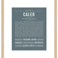 Caleb | Name Art Print