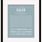 Frame Options | Powder Blue | Maple Frame, Matted