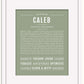 Frame Options | Sage | Black Frame, Matted