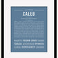 Frame Options | Steele Blue | Maple Frame, Matted