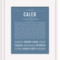 Frame Options | Steele Blue | Black Frame, Matted