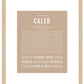 Caleb | Name Art Print