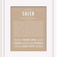 Frame Options | Tan | Black Frame, Matted