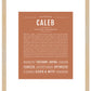 Caleb | Name Art Print