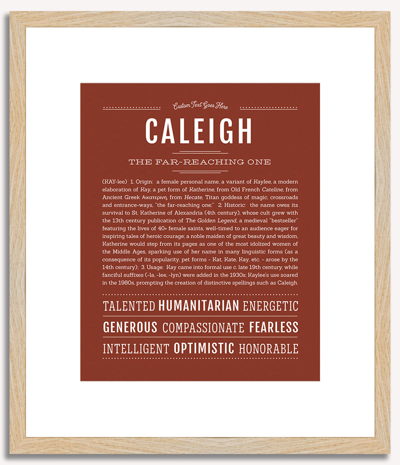 Caleigh | Name Art Print