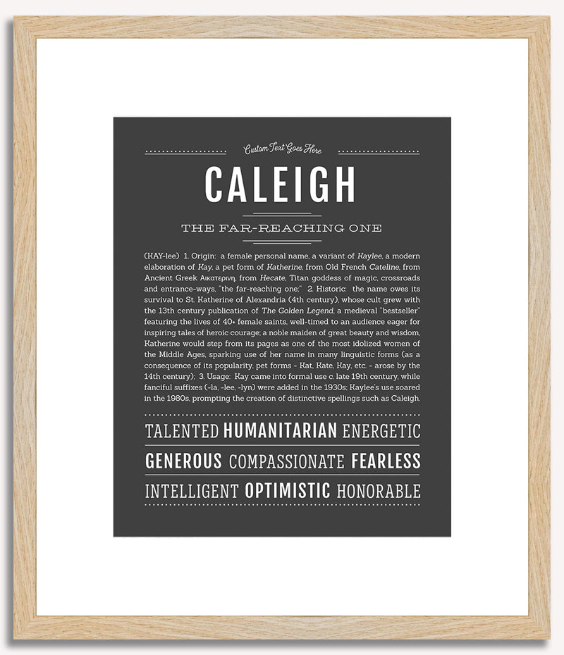 Caleigh | Name Art Print