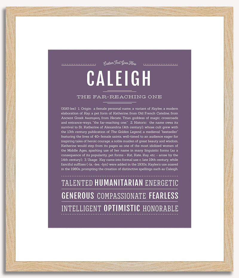 Caleigh | Name Art Print