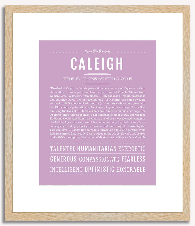 Caleigh | Name Art Print