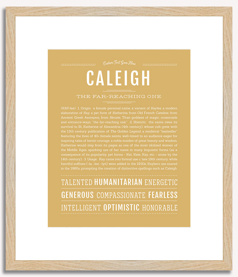 Caleigh | Name Art Print