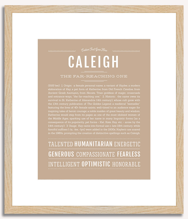 Caleigh | Name Art Print