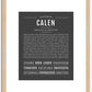 Calen | Name Art Print