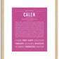 Calen | Name Art Print