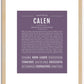 Calen | Name Art Print