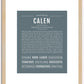 Calen | Name Art Print