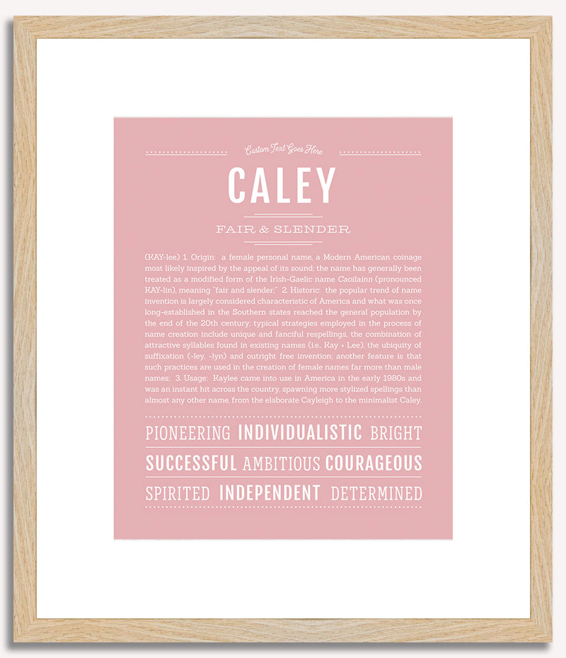 Caley | Name Art Print